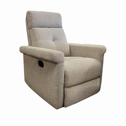Sitswell Easton Swivel Glider Recliner - Taupe Perspective: left