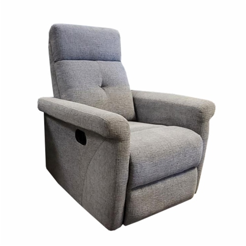 Sitswell Easton Swivel Glider Recliner - Gray Perspective: left