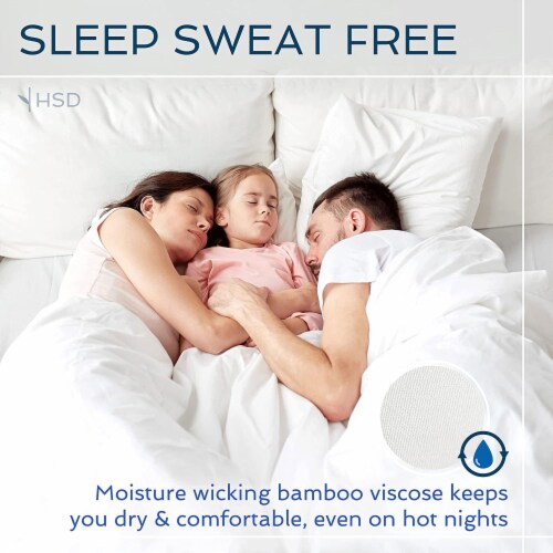 Hotel Sheets Direct Bamboo 4 Piece Sheet Set with Pillowcases, Full, Rose Pink Perspective: left