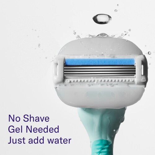 Flamingo Moisture Plus Women's Razor Blade Refills Perspective: left