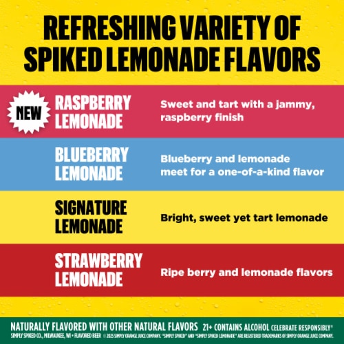 Simply Spiked Hard Lemonade Variety Pack Perspective: left