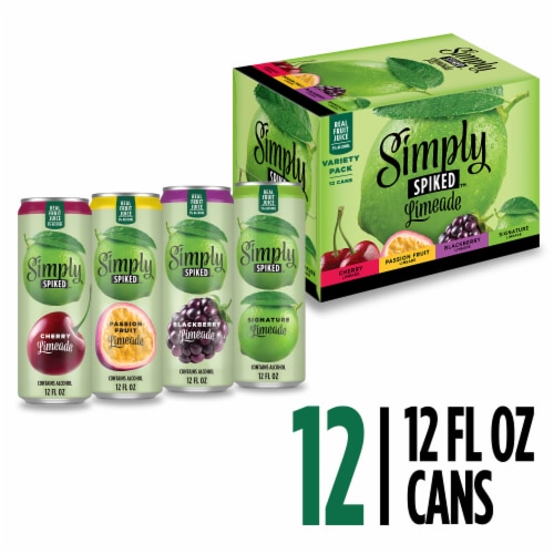Simply Spiked Limeade Variety Pack Perspective: left