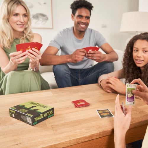 Zombie Kittens Card Game Perspective: left