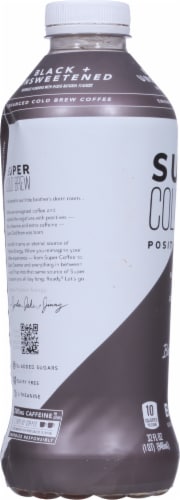 Super Coffee Super Cold Brew™ Bold + Smooth Unsweetened Black Coffee Perspective: left