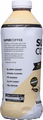 Super Coffee® Positive Energy Vanilla Latte Enchanced Coffee Perspective: left