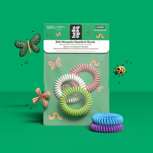 Hello Bello™ Kids Mosquito Repellent Bands Perspective: left