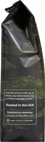 Black Rifle Coffee Company Just Black Medium Roast Ground Coffee Perspective: left