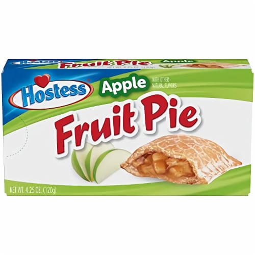 Tribeca Curations | Cherry and Apple Fruit Pie Combo , 4.5 Ounce, 8 Count Perspective: left