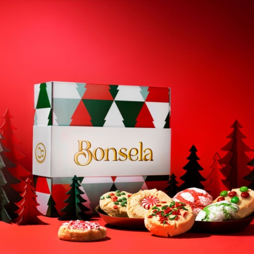 Bonsela Holiday Cookies Baked Fresh in Brooklyn, Candy & Sprinkle Perspective: left