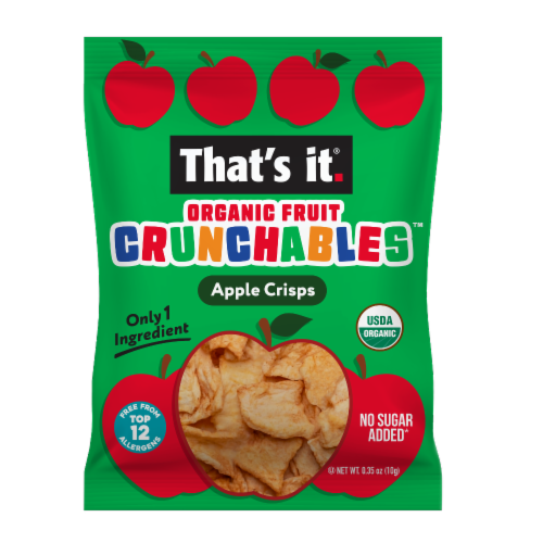 That's it® Organic Fruit Crunchables™ Apple Crisps Perspective: left