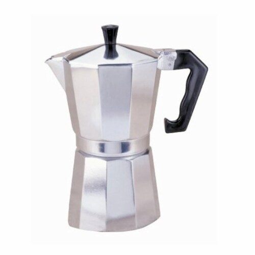 Italian Moka Pot 3 Cup Stovetop Aluminum Espresso Maker - Orange, 5.4 oz -  Kroger