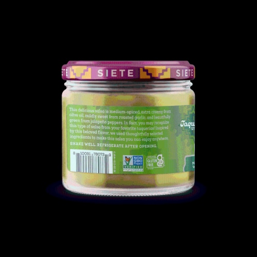 Siete Taqueria Salsa Cremosa Perspective: left