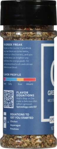 Spiceology® Greek Freak Mediterranean Seasoning Perspective: left