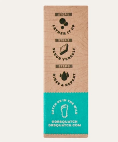 Dr. Squatch® Coconut Castaway Men's Natural Soap Bar Perspective: left