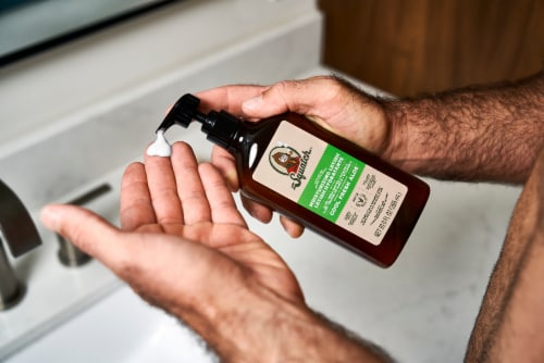 Dr. Squatch® Men's Natural Cool Fresh Aloe Moisturizing Lotion Perspective: left
