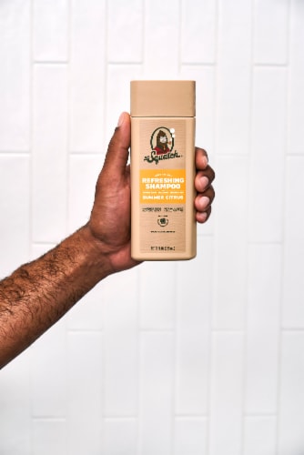 Dr. Squatch® Summer Citrus Shampoo Perspective: left