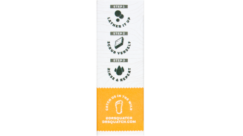 Dr. Squatch® Men's Total Moisture Shea Butter Bar Soap Unscented Perspective: left