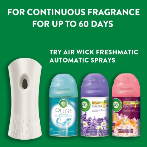Air Wick Aerosol Spray Air Freshener, Fresh Waters, 8 oz (Pack of 6) Perspective: left