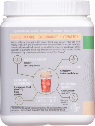 Sunwarrior® Sport Peachy Mango Active Energy Dietary Supplement Perspective: left