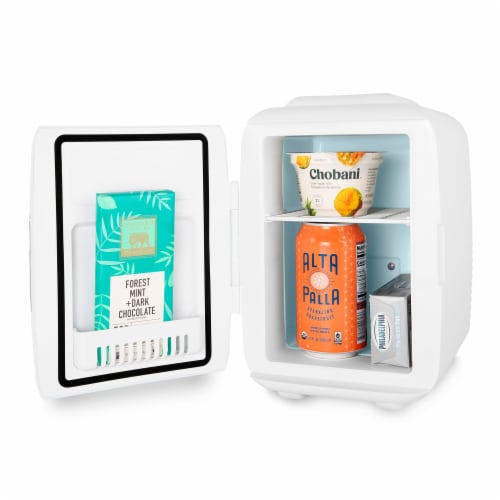 Cooluli Classic 4 Liter Portable Compact Mini Fridge - White Perspective: left