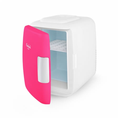 Cooluli Classic 4 Liter Portable Compact Mini Fridge - Fuchsia Perspective: left