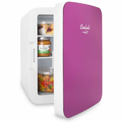Cooluli Infinity 10 Liter Portable Compact Mini Fridge - Pink Perspective: left