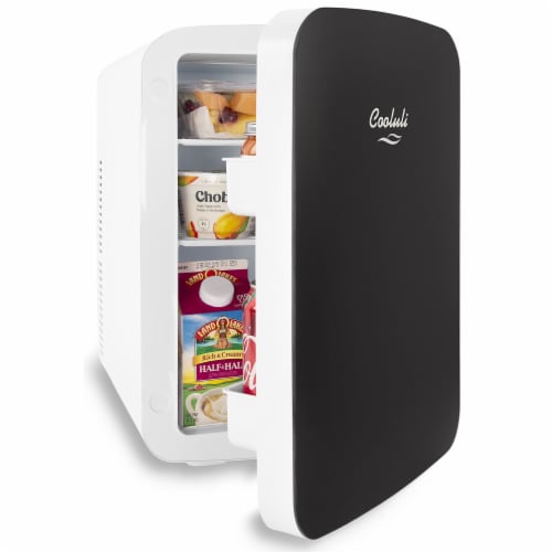 Cooluli Infinity 15 Liter Portable Compact Mini Fridge - Black Perspective: left