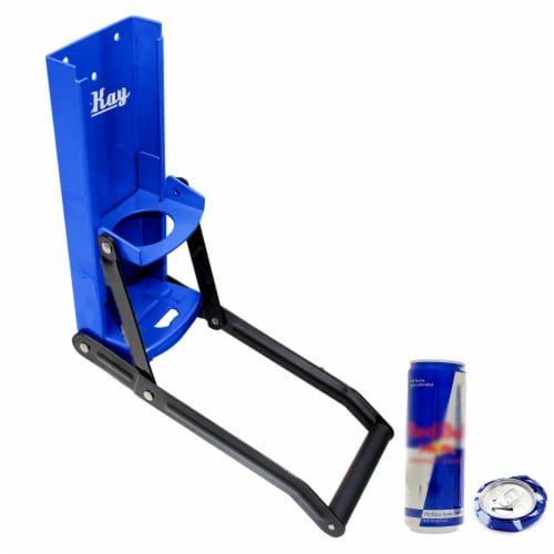McKay 12 oz. Metal Can Crusher, HeavyDuty WallMounted Smasher, ONE