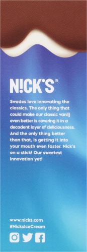Nick's Vanilla Chocolate Coated Ice Cream Perspective: left