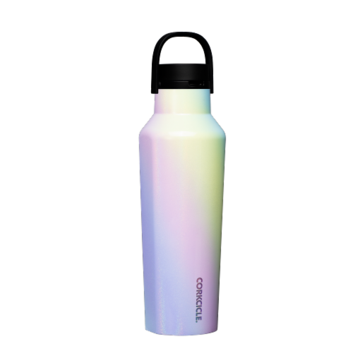 Corkcicle Sport Canteen - Rainbow Unicorn Perspective: left