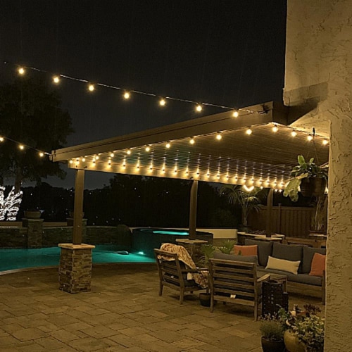 Novelty Lights 50 Foot G40 LED Hanging Patio Outdoor String Lights 50 Feet King Soopers