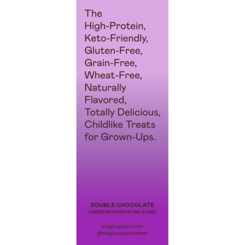 Magic Spoon® Double Chocolate Cereal Gluten-Free Protein Bars Perspective: left