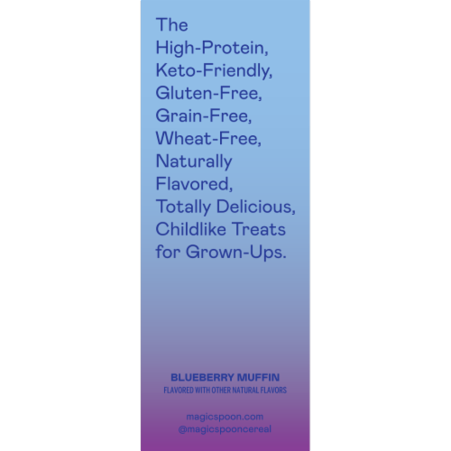 Magic Spoon® High-Protein Gluten-Free Blueberry Muffin Cereal Treat Bars Perspective: left