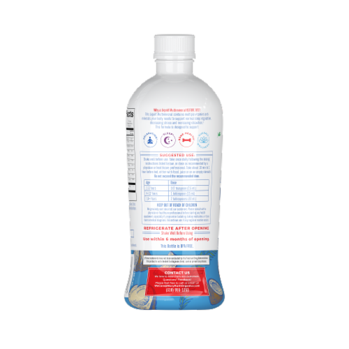 MaryRuth's® Coconut Dream Liquid Nighttime Multimineral Dietary Supplement Perspective: left