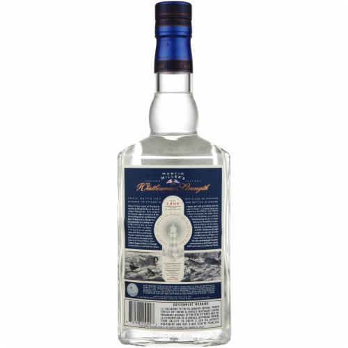 Martin Miller's Westbourne Strength Dry Gin Perspective: left