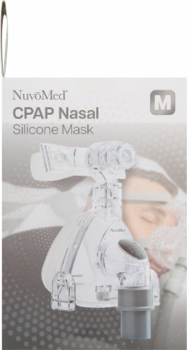 NuvoMed® CPAP Nasal Silicone Mask Perspective: left
