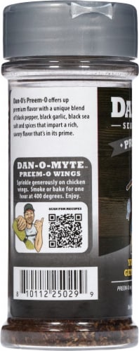Dan-O's® Preem-O Seasoning Perspective: left