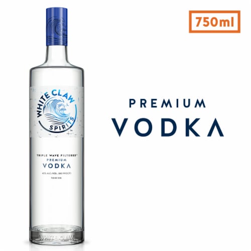 White Claw Spirits Premium Vodka Perspective: left