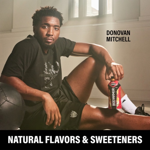 BODYARMOR Fruit Punch Sports Drink Multipack Bottles Perspective: left