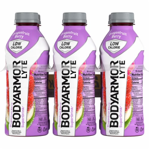 Body Armor Dragonfruit Berry Lyte Drink Perspective: left