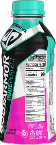 BODYARMOR Dude Perfect Perfect Pop Cherry Berry Ice Sports Drink Perspective: left