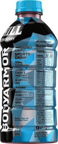 BODYARMOR Chill Frozen Berry Bottle Sports Drink Perspective: left