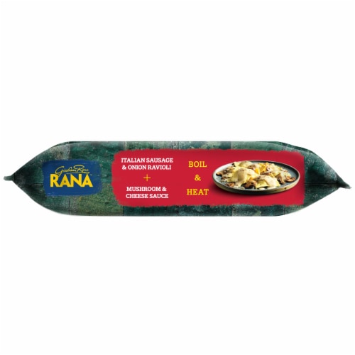 Rana™ Italian Sausage & Onion Ravioli Mushroom & Cheese Sauce Perspective: left