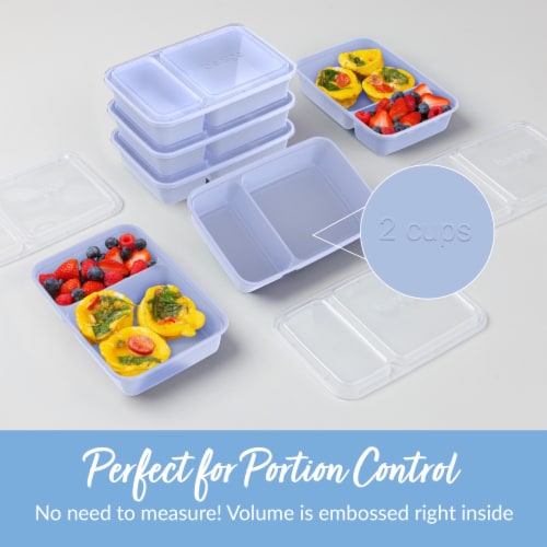 Bentgo 2 Compartment Food Containers Perspective: left