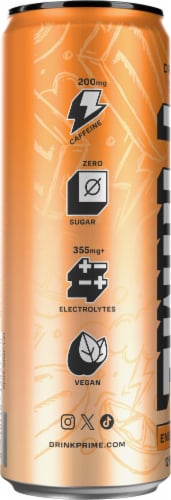 Prime Energy Dream Pop Energy Drink Single Can Perspective: left