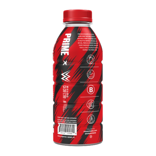 Prime® WWE Hydration Drink Perspective: left