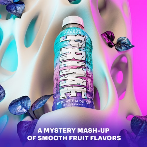 Prime Hydration Future Freeze Coconut Water Drink Bottle Perspective: left