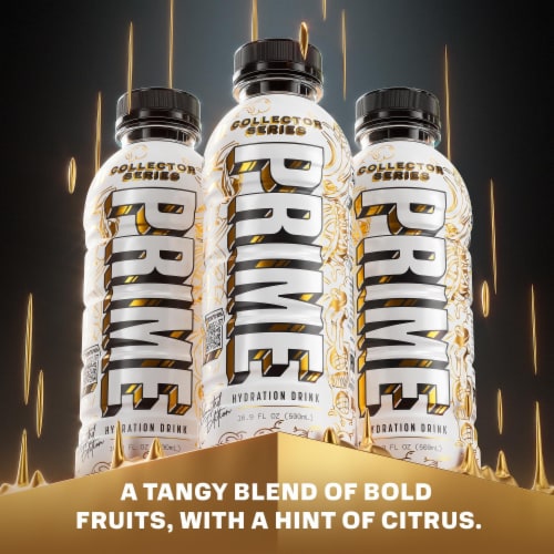Prime Hydration Collector Series Sports Drink Bottle Perspective: left