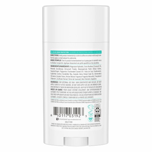 Schmidt's Hemp Seed Oil & Patchouli Aluminum Free Natural Deodorant Perspective: left