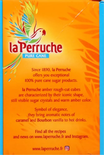 La Perruche Pure Cane Sugar Rough Cut Cubes Perspective: left